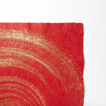 画像をギャラリービューアに読み込む, 強制紙 金彩 丸