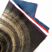 画像をギャラリービューアに読み込む, 強制紙 金彩 丸