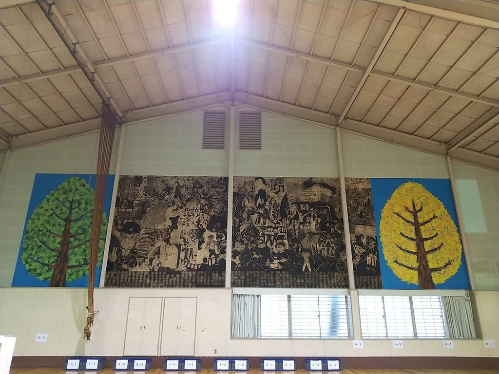 民芸紙を使った手形アート