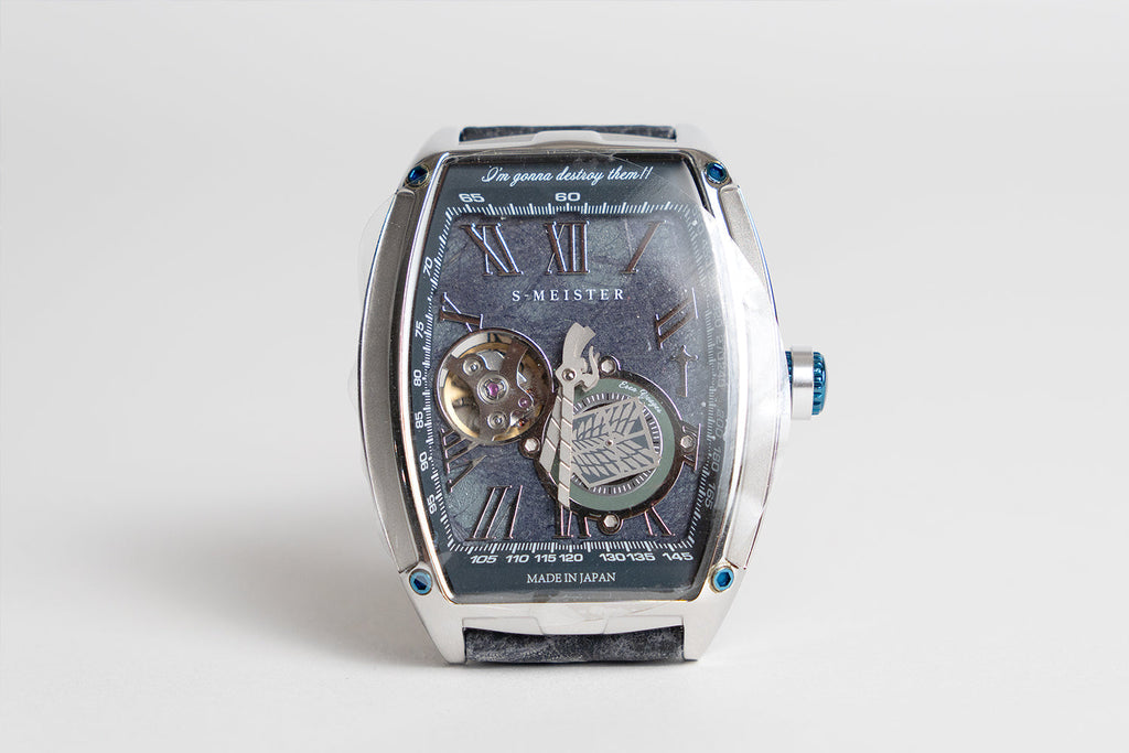 麻落水紙を使った「進撃の巨人」限定腕時計