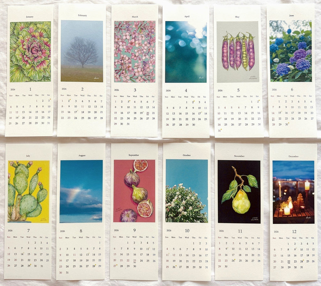 AIJPいんべ厚口白を使ったコラボカレンダー