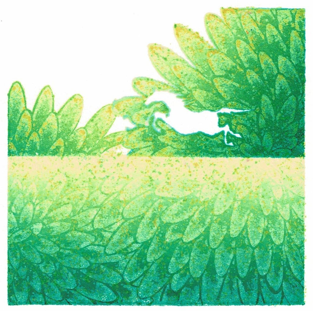 白鳳セレクトと竹和紙を使ったペーパースクリーン版画