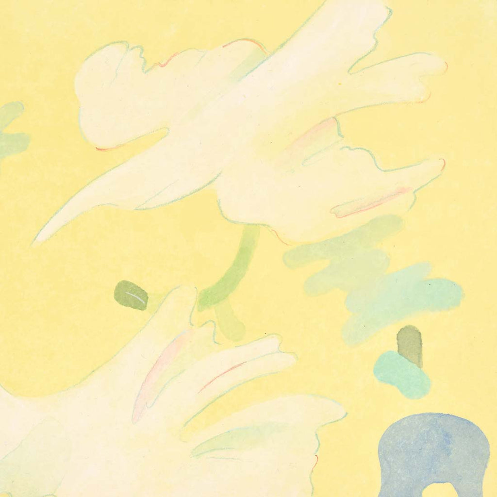 竹和紙250g/m2（水彩画用）を使用したアクリル絵画作品