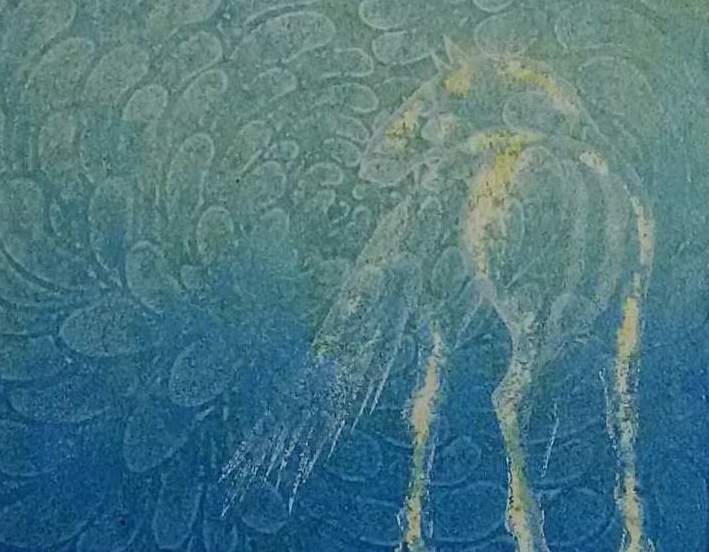 竹和紙といんべを使ったペーパースクリーン版画