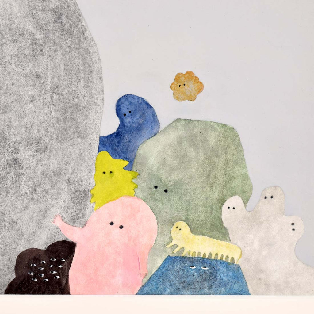 白鳳を使ったアクリル絵画作品