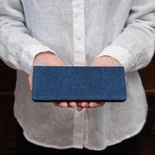 画像をギャラリービューアに読み込む, 藍染長財布スリム 紺紙 ＊受注生産 納品まで1～2か月程度
