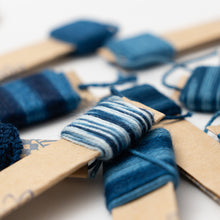 画像をギャラリービューアに読み込む, 藍糸 蒅ブルー
