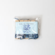 画像をギャラリービューアに読み込む, 藍糸 蒅ブルー
