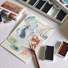 画像をギャラリービューアに読み込む, 絵墨 6色セット
