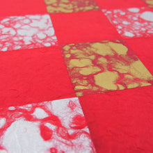 画像をギャラリービューアに読み込む, 金銀漉き込み紙 市松ななめ ＊在庫限り（20%OFF）
