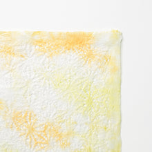 画像をギャラリービューアに読み込む, レースＰ 麻の花 もみ染 水仙
