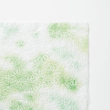 画像をギャラリービューアに読み込む, レースＰ 麻の花 もみ染 若緑
