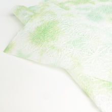 画像をギャラリービューアに読み込む, レースＰ 麻の花 もみ染 若緑
