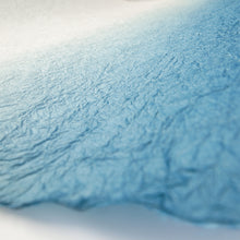 画像をギャラリービューアに読み込む, 藍染め和紙 グラデーション ちぢみ ＊在庫切れの場合1〜2週間程で納品
