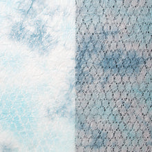 画像をギャラリービューアに読み込む, レースＰ 亀甲 浅葱
