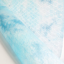 画像をギャラリービューアに読み込む, レースＰ 亀甲 浅葱
