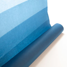 画像をギャラリービューアに読み込む, 藍染め和紙 段染め七段 ＊在庫切れの場合1〜2週間程で納品
