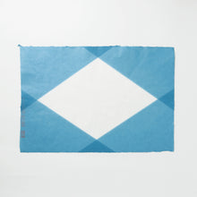 画像をギャラリービューアに読み込む, 藍染め和紙 四方染 小判 ＊在庫切れの場合1〜2週間程で納品
