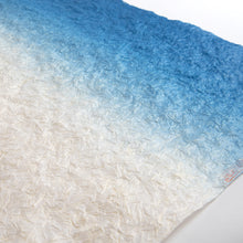 画像をギャラリービューアに読み込む, 藍染め和紙 銀和紙グラデーション横 ＊在庫切れの場合1〜2週間程で納品
