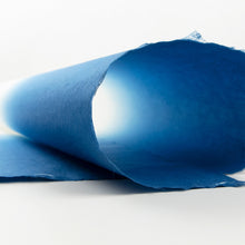 画像をギャラリービューアに読み込む, 藍染め和紙 グラデーション 平版 横 ＊在庫切れの場合1〜2週間程で納品
