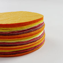 画像をギャラリービューアに読み込む, 丸い和紙 強制紙
