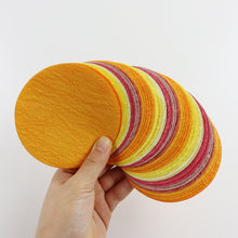 画像をギャラリービューアに読み込む, 丸い和紙 強制紙
