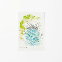 画像をギャラリービューアに読み込む, 徳島観光絵葉書 祖谷のかづら橋2
