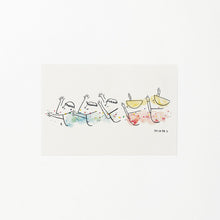 画像をギャラリービューアに読み込む, 徳島観光絵葉書 阿波踊り1
