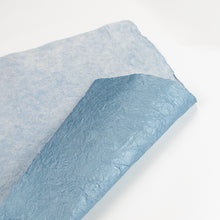 画像をギャラリービューアに読み込む, もみ紙 メタリックブルー ＊在庫がなくなり次第、廃盤
