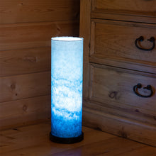 画像をギャラリービューアに読み込む, 藍染フロアライト NO.1 ＊ご注文後2〜4週間で納品予定
