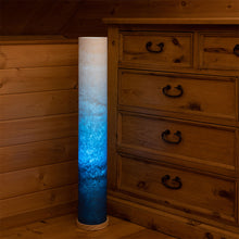 画像をギャラリービューアに読み込む, 藍染フロアライト NO.2 ＊ご注文後2〜4週間で納品予定
