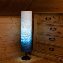 画像をギャラリービューアに読み込む, 藍染フロアライト NO.4 ＊ご注文後2〜4週間で納品予定
