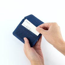 画像をギャラリービューアに読み込む, 藍染名刺入れ（110×73mm）
