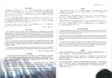 画像をギャラリービューアに読み込む, 「阿波藍縫い絞り染のヒント」日本語・英語・中国語併記
