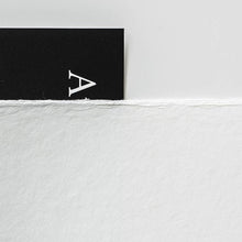 画像をギャラリービューアに読み込む, IJ-3331　びざん 純白 (厚口) 手漉き紙 A1サイズ
