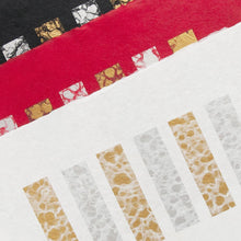 画像をギャラリービューアに読み込む, 金銀漉き込み紙 縞 ＊在庫限り（20%OFF）
