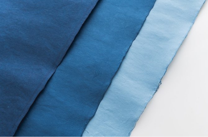 藍染和紙