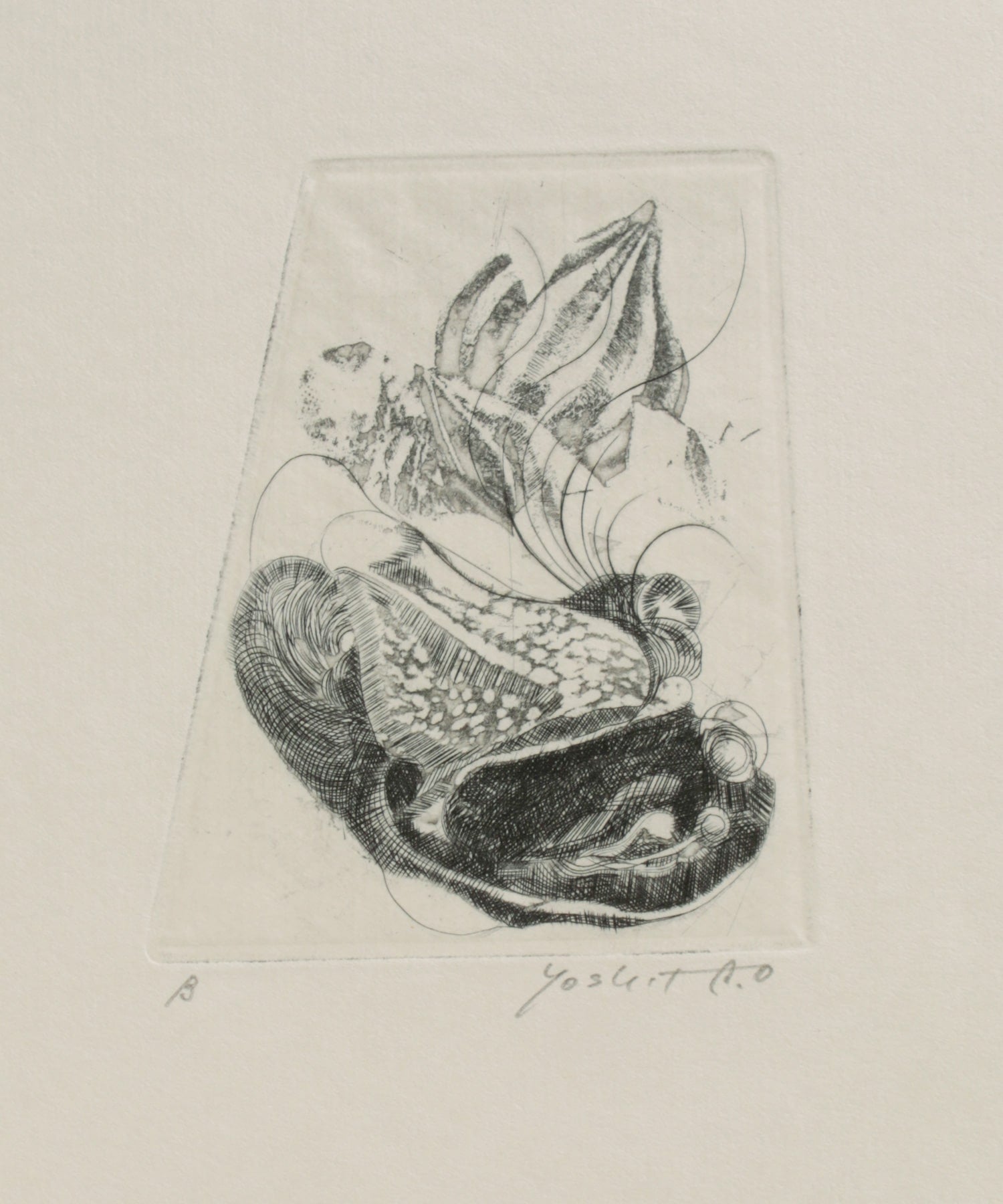 B版 ビュランで彫版テストプリント