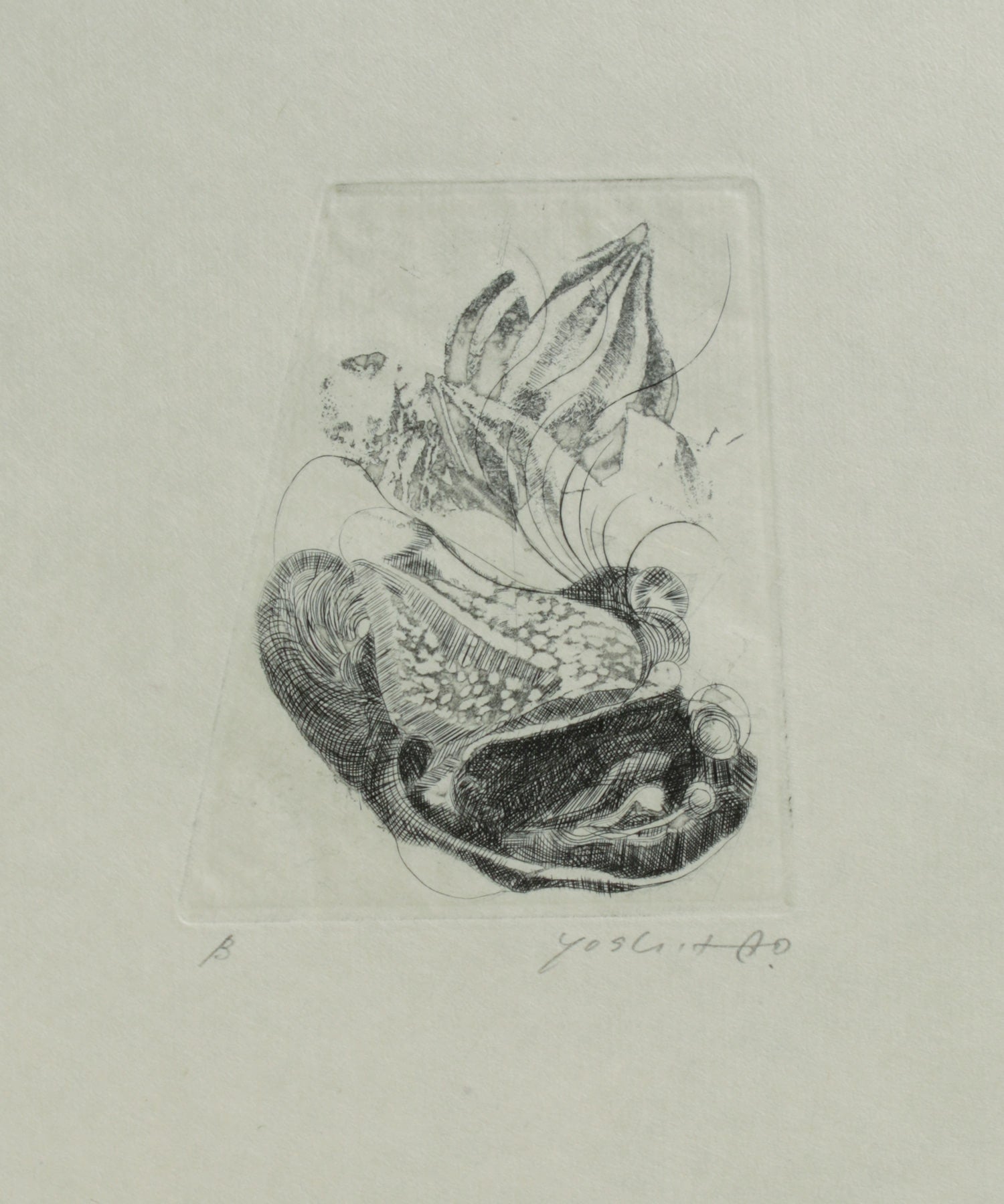 B版 ビュランで彫版テストプリント