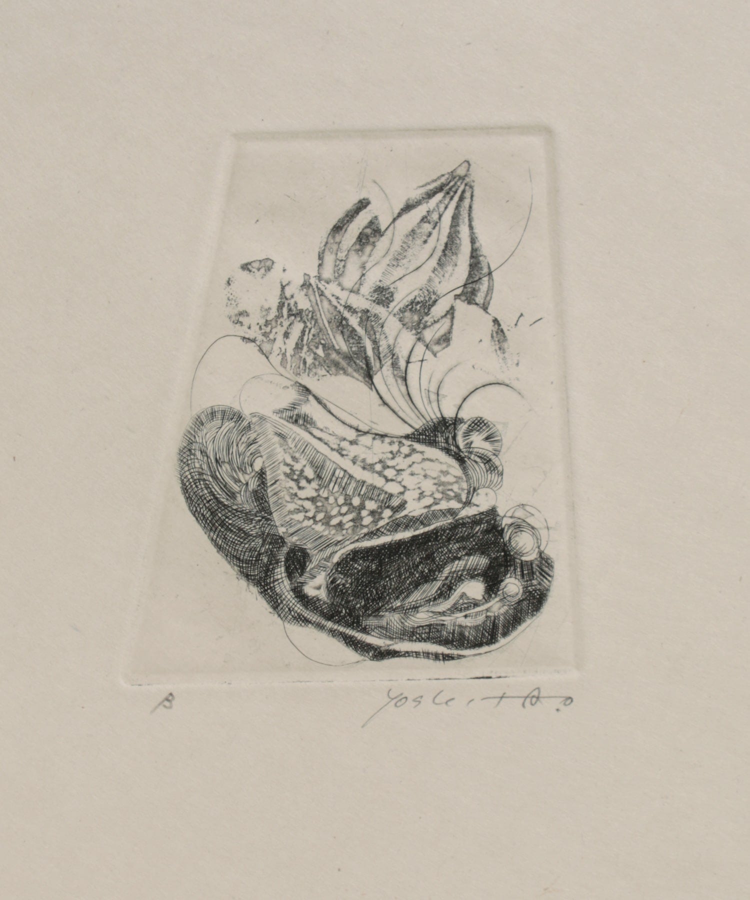 B版 ビュランで彫版テストプリント