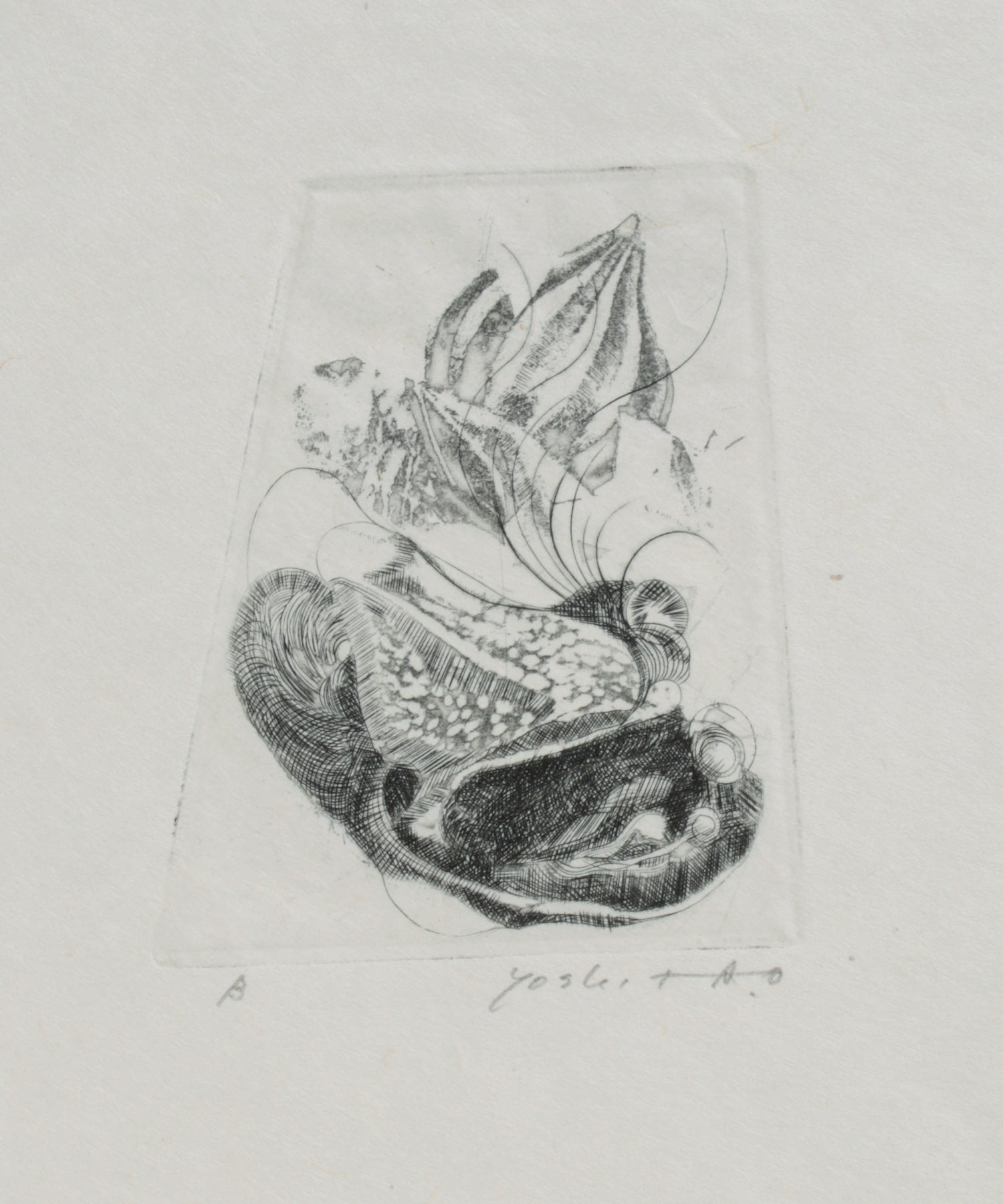 B版 ビュランで彫版テストプリント