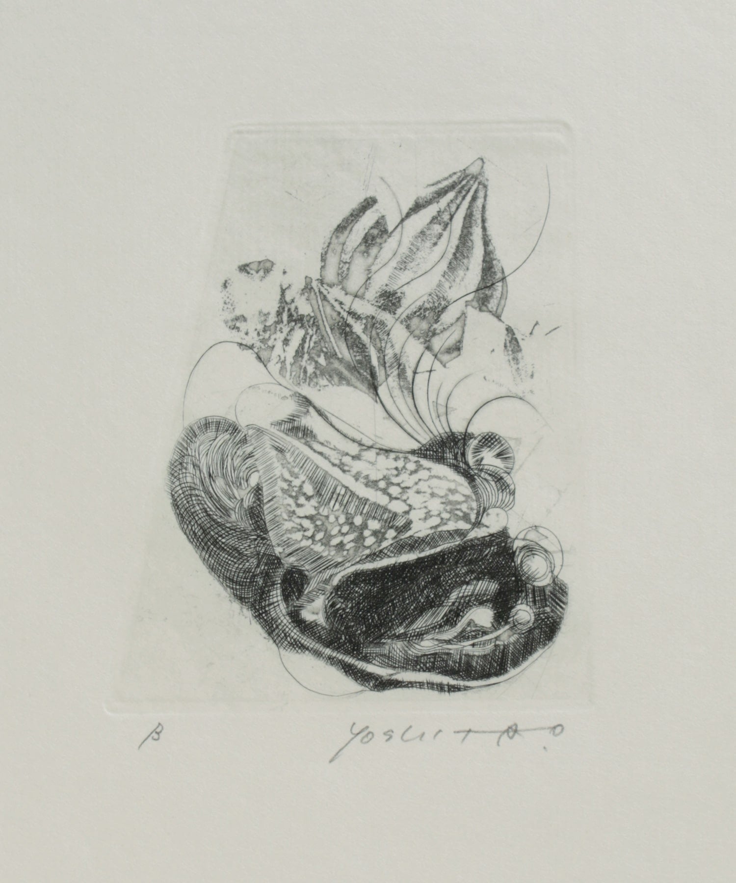 B版 ビュランで彫版テストプリント