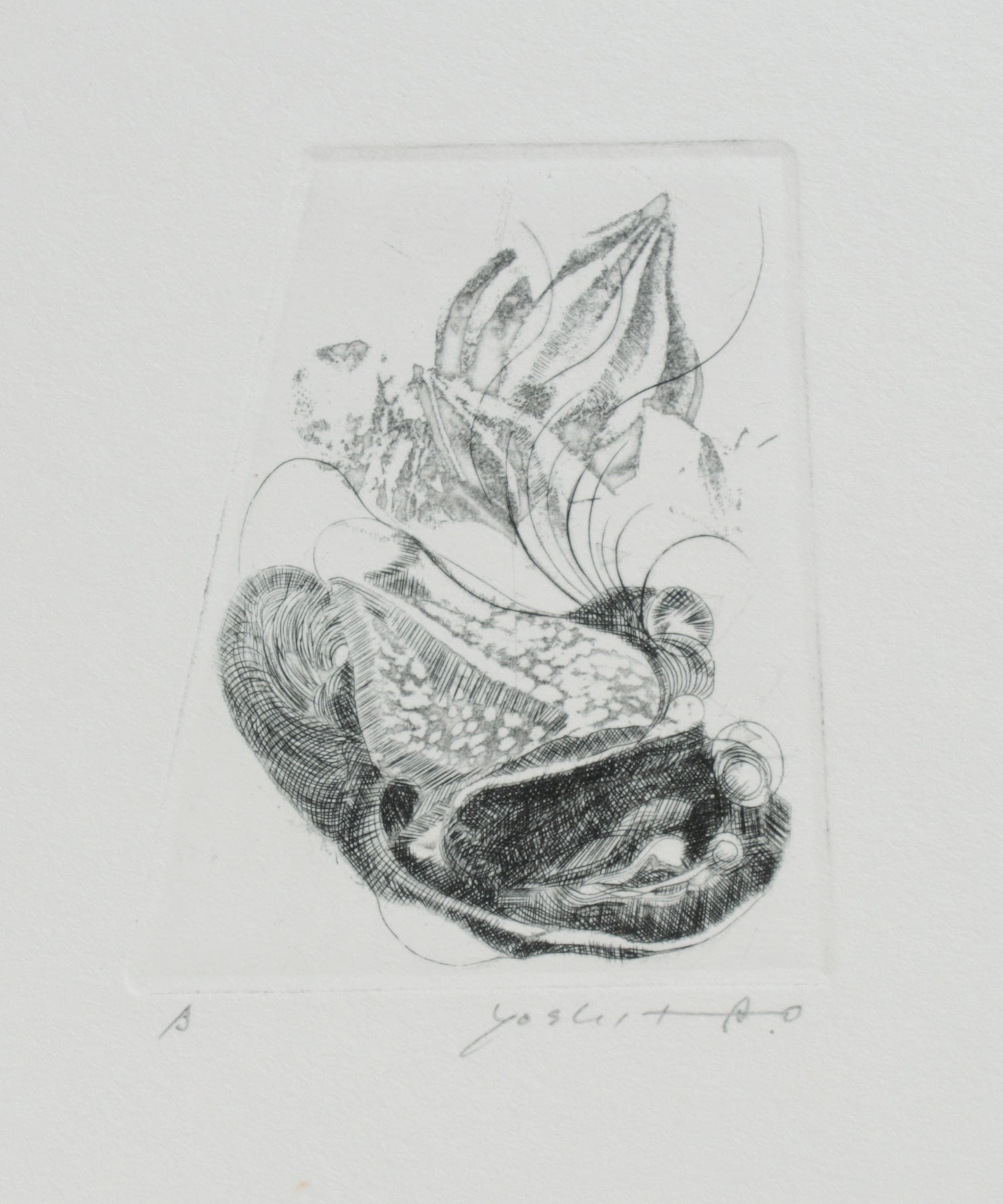 B版 ビュランで彫版テストプリント